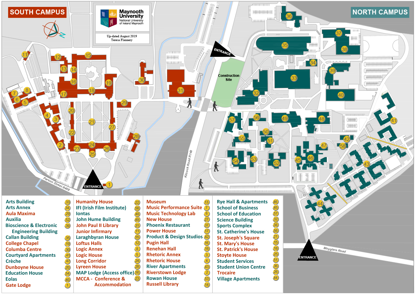 Uno Campus Map