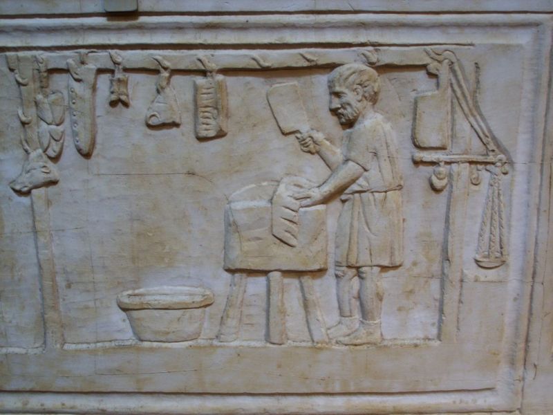 Ancient Classics - Roman butcher relief, Ashmolean Museum, Oxford - Maynooth University