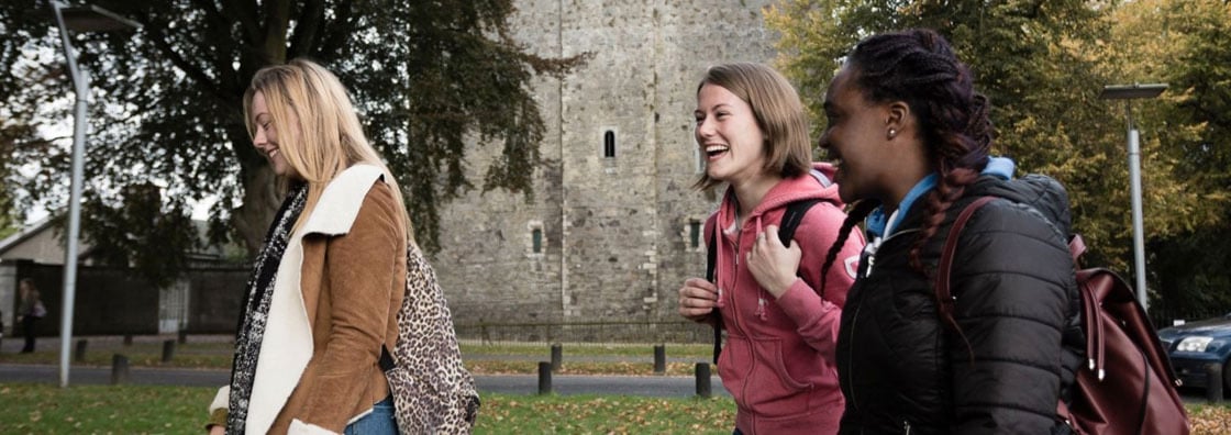 Students outside South Campus