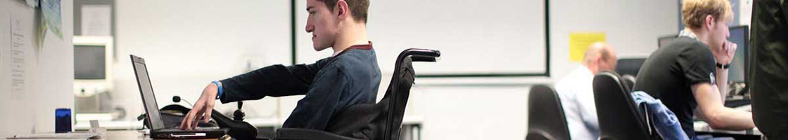 Access Office - Male Student Working on the Computer - Maynooth University