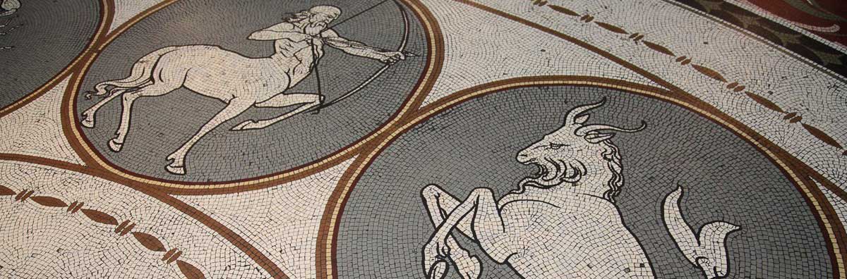 Ancient Classics - Mosaic floor at the National Museum - Maynooth University