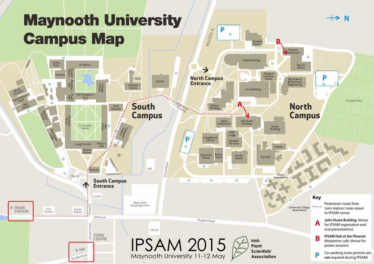 IPSAM Campus map