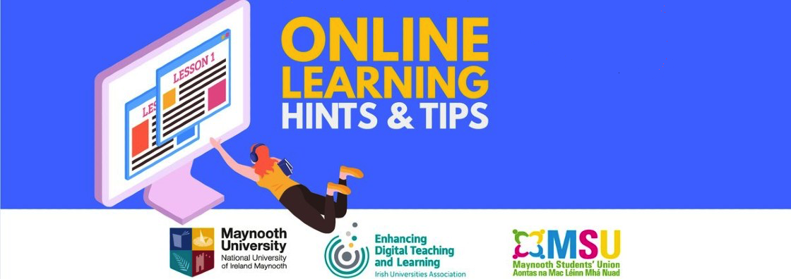 EDTL - Top 10 Online Learning Tips Banner - Maynooth University