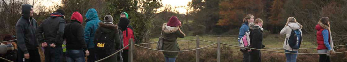 Biology - Crossing Bridge on Field Trip - Maynooth University