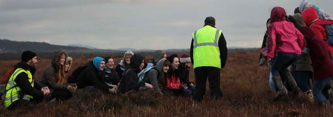 Biology - Crouching for a Better View on Field Trip - Maynooth University