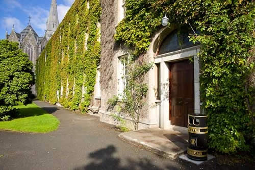 Door from St Patrick's Square into Humanity House