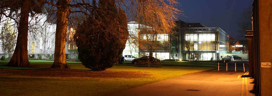 Micheal Bolger - Library at night - Maynooth University