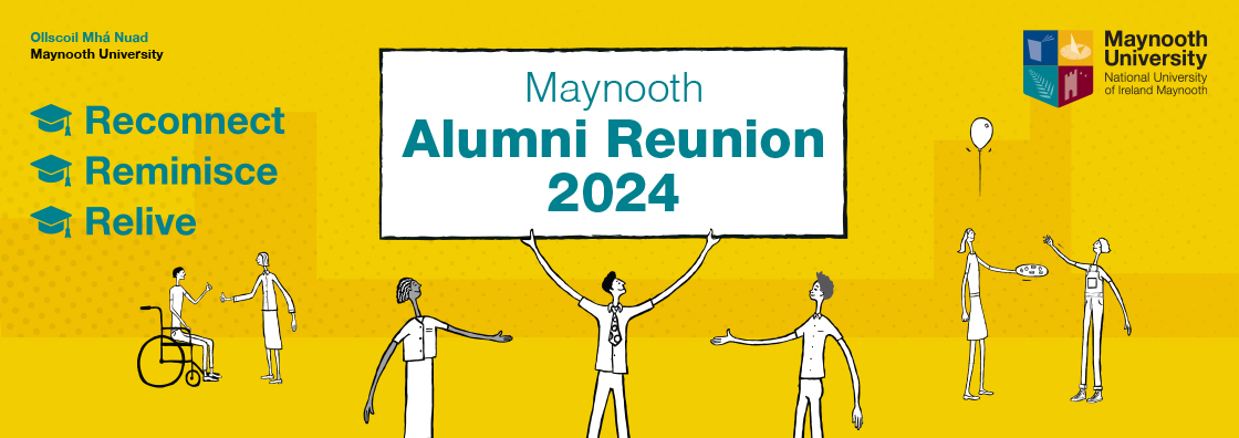 Maynooth University Reunion save the date poster 