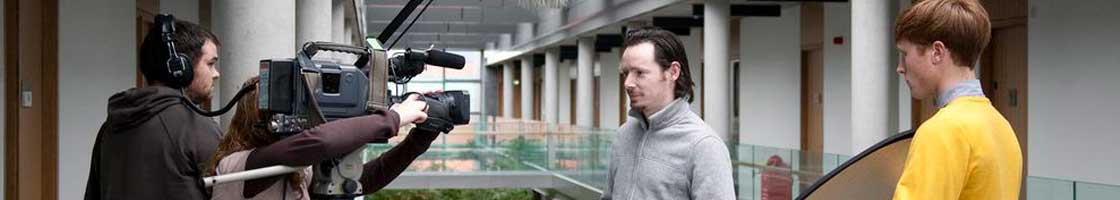 Media Studies - Filming at Iontas - Maynooth University