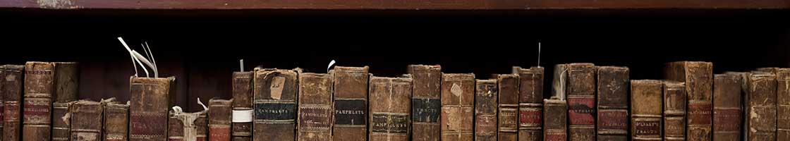 Library - Old books in Russell Library - Maynooth University