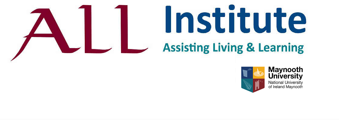 ALL Institute Logo with Maynooth University Logo