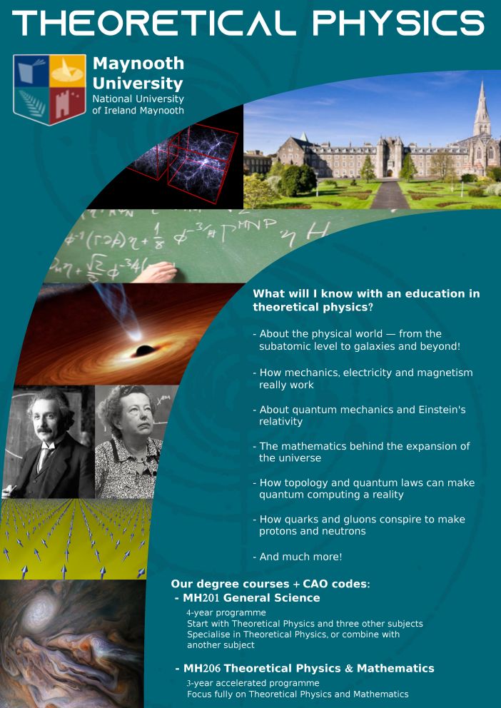 Maynooth Theoretical Physics Poster for Prospective Students