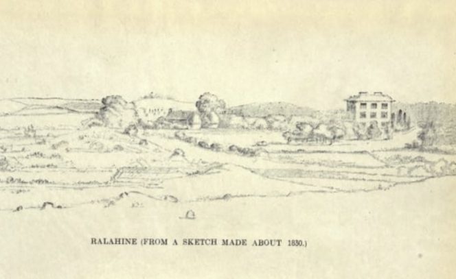 a sketch of Ralahine from the 1830s