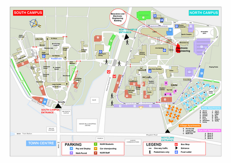 North Campus Map - Maynooth University