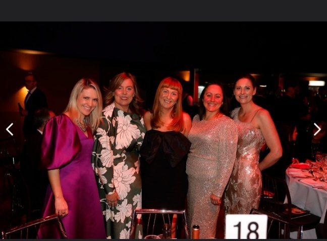 left to right Amy Bohan Accenture, Katriona O Sullivan, Michelle O Kelly principal mercy inchicore, samuela finn Microsoft Gemma Irvine 