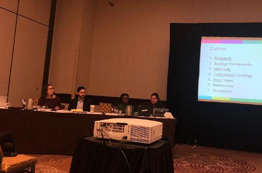 Ana Maria Sanchez Rodriguez presenting in Toronto