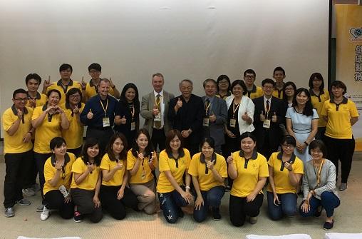 Group of Delegates from Conference in Taiwan with Mac MacLachlan in the middle