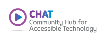 CHAT logo: Community Hub for Accessible Technology