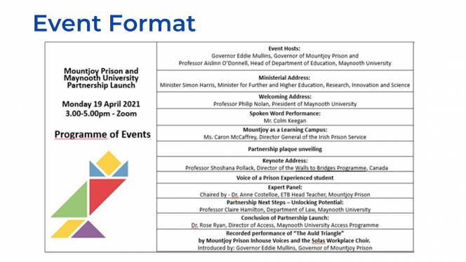 MJMU Event Launch Running Order