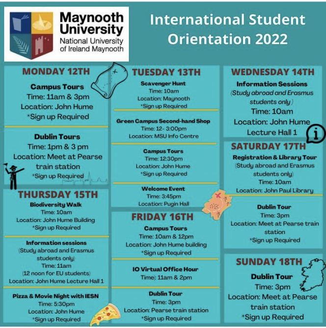 IO_International students Orientation Week schedule Sep 2022