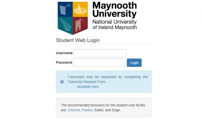 Student Web Login