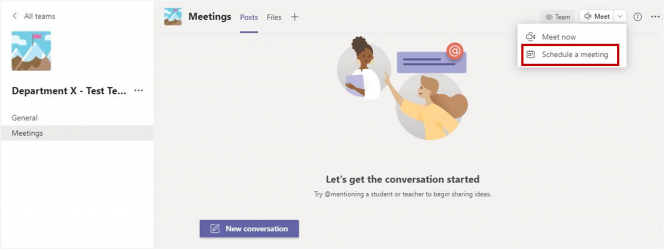 Teams_recurring channel meetings