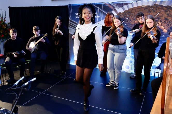 irish dancer Morgan Bullock, Maynooth University student and former Riverdance troupe member