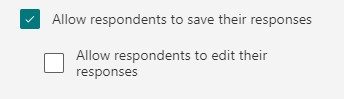 Allow respondents to edit and save their responses_IT Services