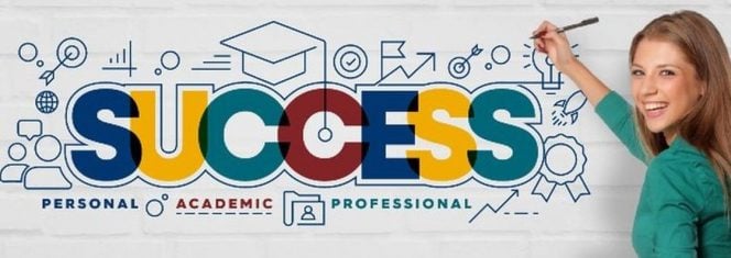 Student Skills & Success Banner Image-Female Student