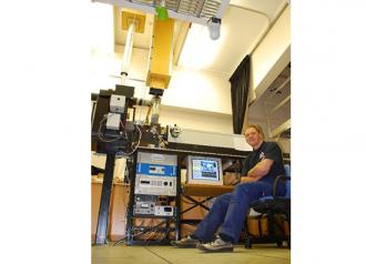 The Hydroxyl Spectrometer in the optics lab at Davis station