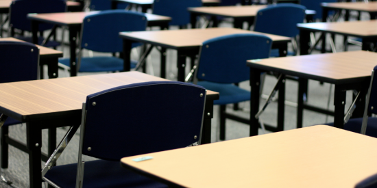 empty exam hall