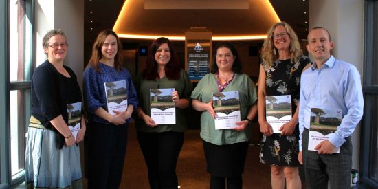 Dr Mary Dobbs, Dr Orla Kelleher, Dr Ciara Brennan (director of EJNI), Dr Ivanka Antova (policy and research officer of NIHRC), Helen Henderson (Commissioner at the NIHRC), and Dr David Russell (CEO of the NIHRC)