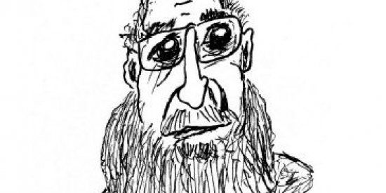 Cartoon Drawing of Paulo Freire by Peter Dorman