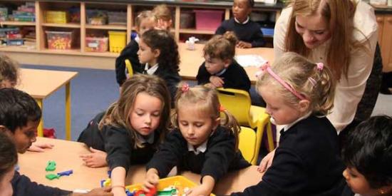 Froebel - School Kids with Teacher - Maynooth University