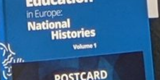 Front cover of paper back copy of Global Education National Histories in Europe Volume 1