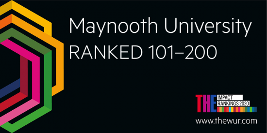 Maynooth University ranked 101-200 in THE Global Impact Ranking 