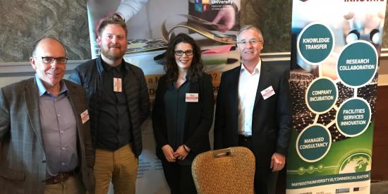 Maynooth University’s award-winning MSc in Design Innovation is showcased with the 400 or so delegates at the IRDG Conference in Kilkenny today. Many of our students come from the R&D community and this is the ideal forum in which to promote it. 