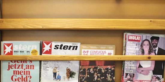 Language Centre - Magazines on Shelf - Maynooth University