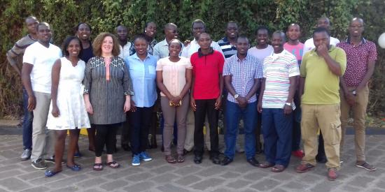 Lecturer Niamh Rooney in Nairobi