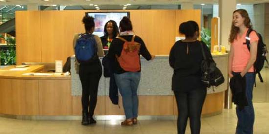 Image of Library Admission Desk