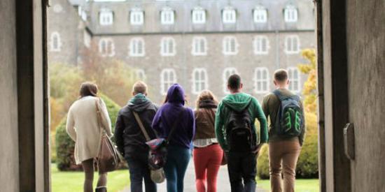 Student's Walking Through President's Arch - Maynooth University