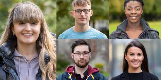 Portrait photos of Maynooth Undergraduate students
