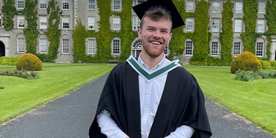 Bill Calvey at his graduation