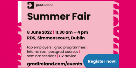 gradireland Summer Fair - Wednesday 8th June RDS