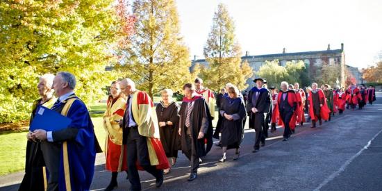 graduation - staff procession - Maynooth University